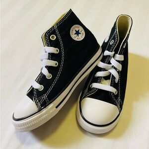 Converse Black and White High-Top Sneakers